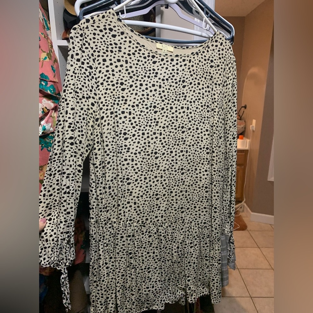 Leopard print blouse/tunic
